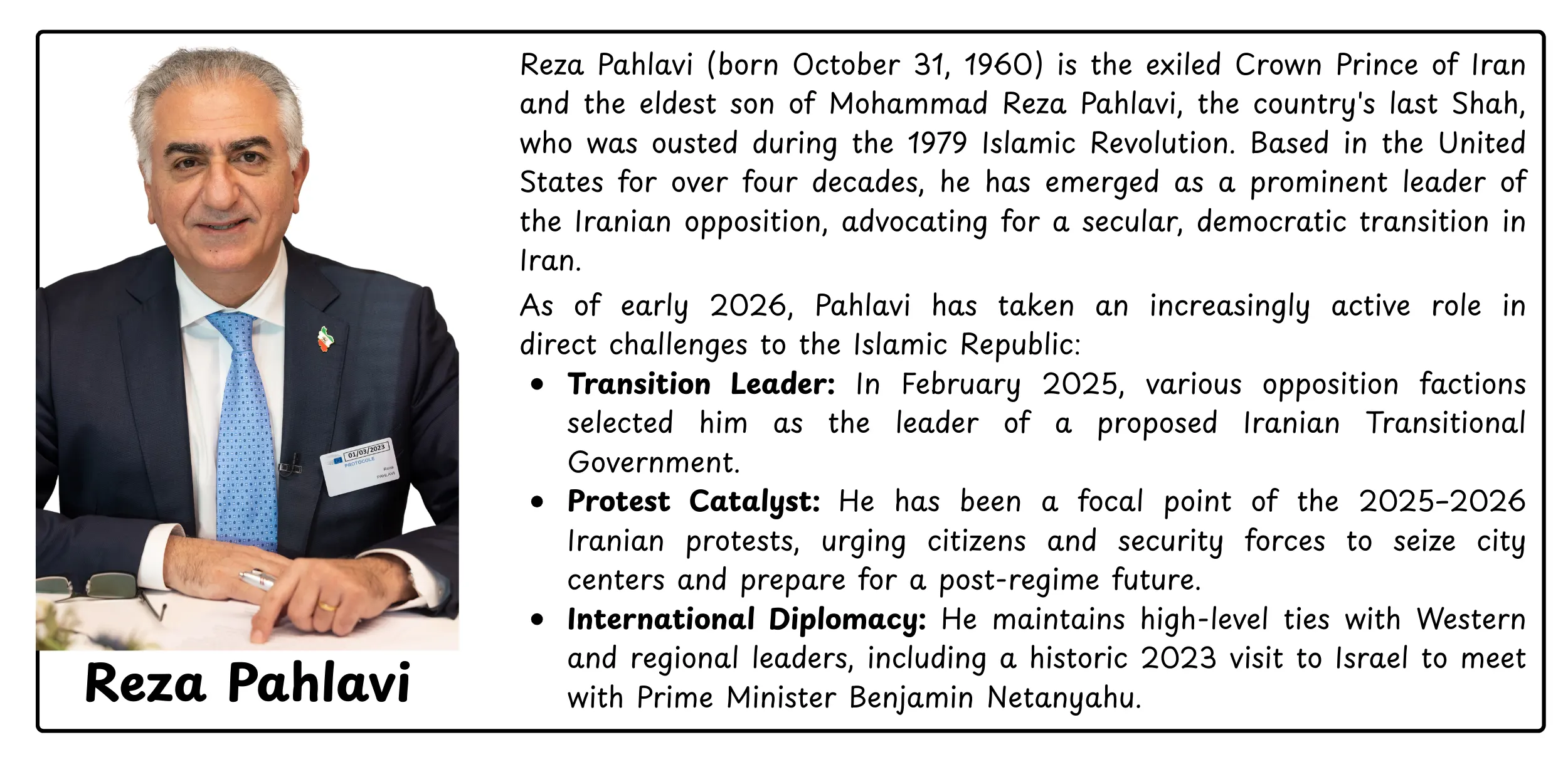 reza pahlavi