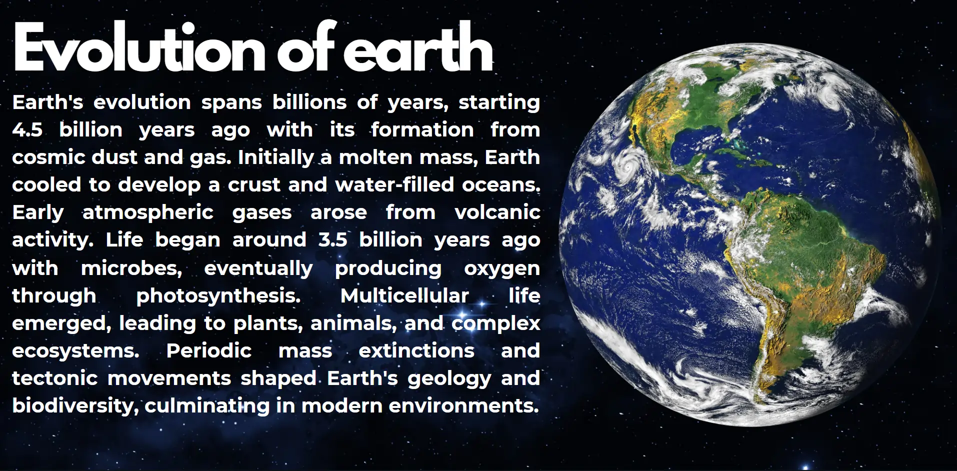 evolution-of-earth