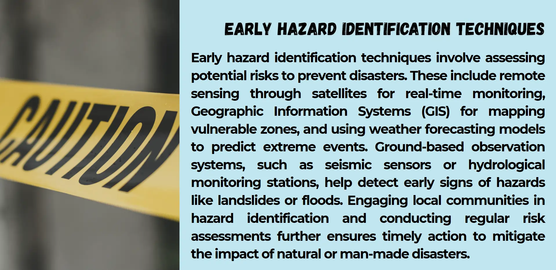 early-hazard-identifiaction-techniques