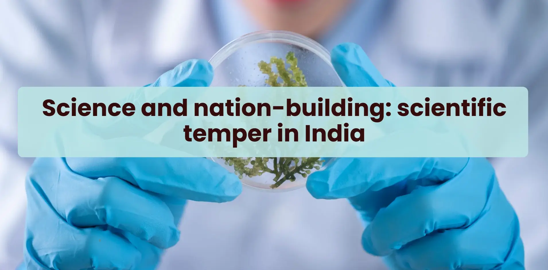 science and nation building