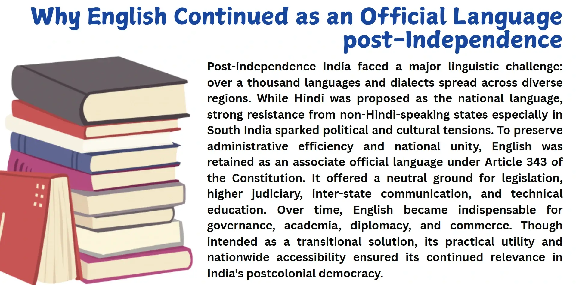 why english continued