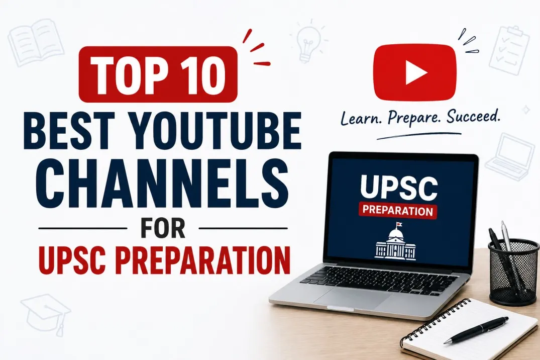 top 10 best youtube channels for upsc
