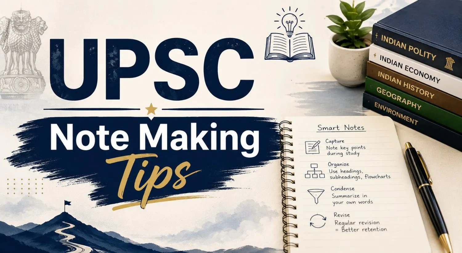 upsc note making tips